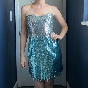 Mac Duggal Couture Elsa Y2K cocktail dress
